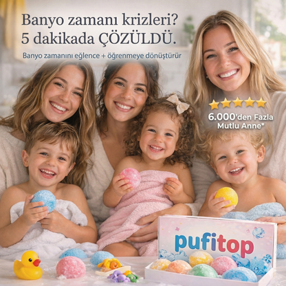 Pufitop - Çocuğunuza banyoyu sevdirin!